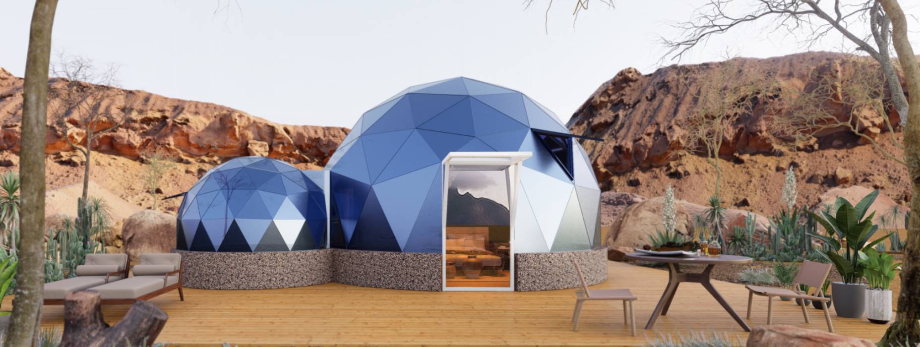 柘荣县球形智能光伏玻璃星空房